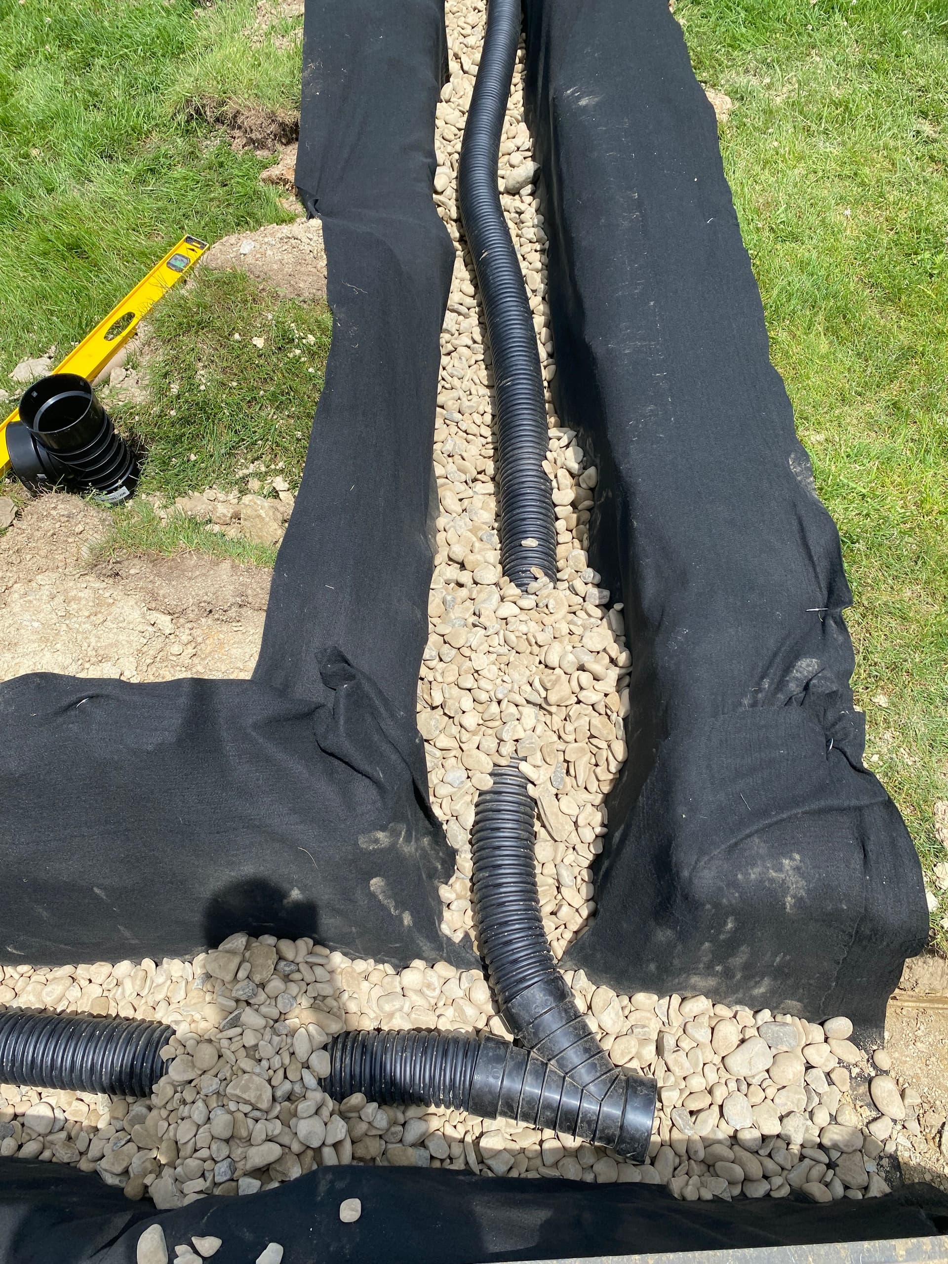Gallery photos for French Drain Installation Puts a Stop to Yard Pooling: Image #4