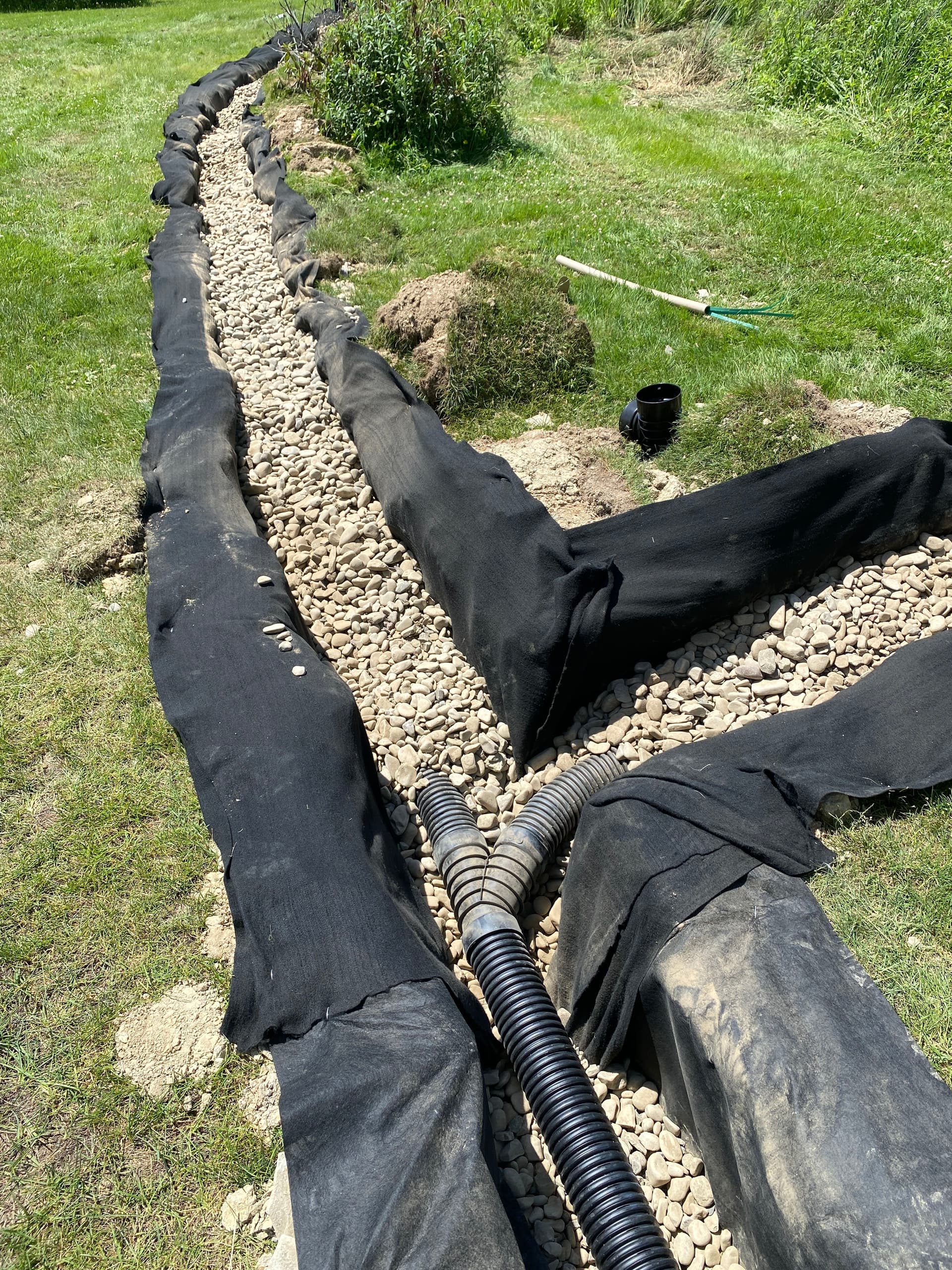 Gallery photos for French Drain Installation Puts a Stop to Yard Pooling: Image #5